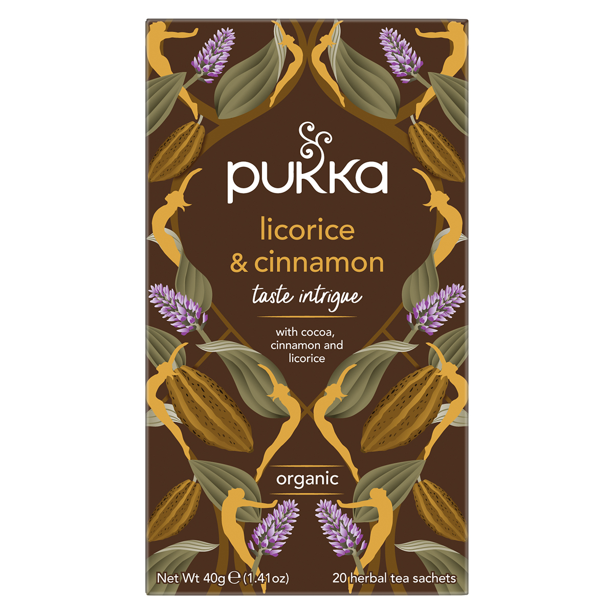 Pukka Licorice & Cinnamon 20 Tea sachets - Natural Health Products